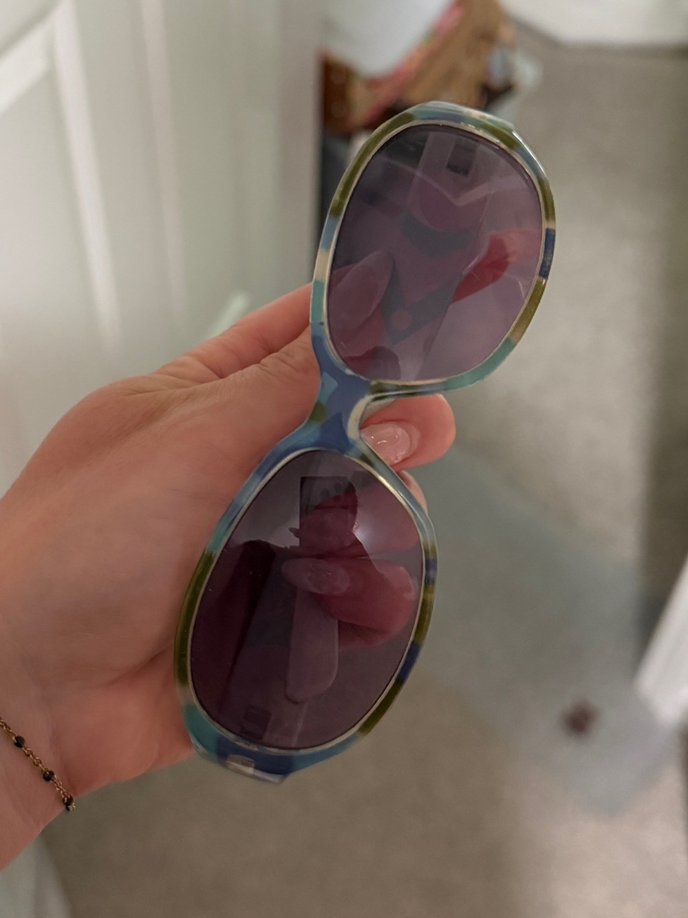 Jennifer Lopez Round Oversized Sunglasses Y2K
